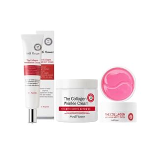MediFlower - Bundle: Collagen Wrinkle Cream + Collagen Wrinkle Eye Cream + The Collagen Anti-Wrinkle Eye Patch