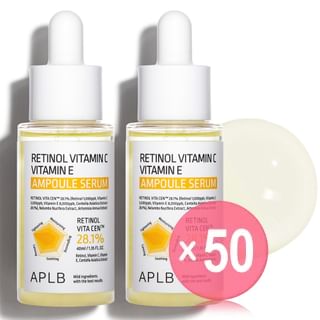 APLB - Retinol Vitamin C Vitamin E Ampoule Serum Set (x50) (Bulk Box)