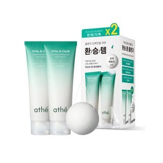 athe - Vital B-Calm Panthenol pH Balanced Foam Cleanser 1+1 Set