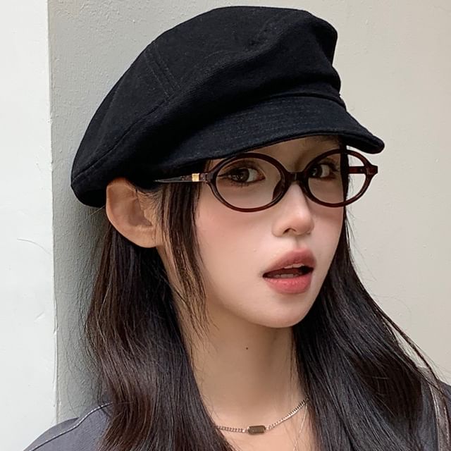 FROME-Plain Newsboy Hat