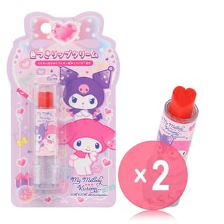 SHOBIDO - Sanrio My Melody & Kuromi Tinted Lip Cream 2pcs Bundle Set
