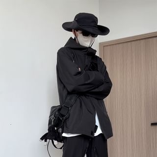 Kimeya-High Rise Loose Fit Cargo Pants