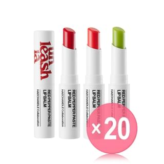 UNLEASHIA - Red Pepper Lip Balm + Free Gift - 3 Colors (x20) (Bulk Box)