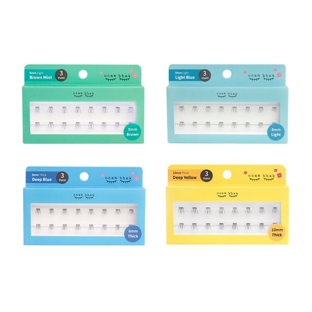 ccam bbak-Original Eyelash 3 Points - 9 Types