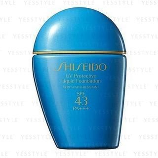 shiseido sun care uv protective liquid foundation fps 43