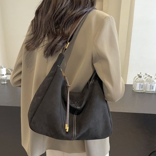 Hikuozy-Faux Leather Shoulder Bag