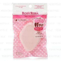Chantilly - Rosy Rosa Chiffon Touch Diamond Shaped Sponge
