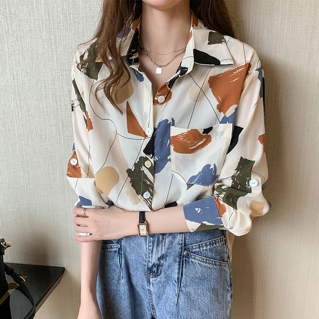 Dragan Pulse-Printed Shirt