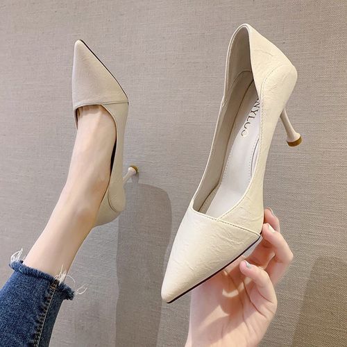clog & wings - Pointed Flared Heel Pumps | YesStyle
