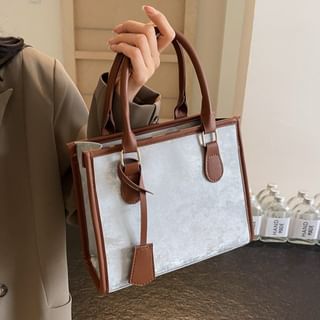 Mulgam-Contrast Trim Crossbody Bag