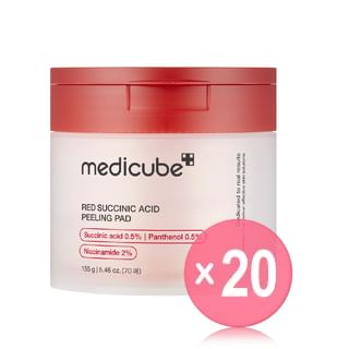 medicube - Red Succinic Acid Peeling Pad (EU/UK Packaging) (x20) (Bulk Box)