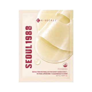 KSECRET - SEOUL 1988 Retinal Active Shot Mask Sheet : Retinal Liposome + Calendula Flower