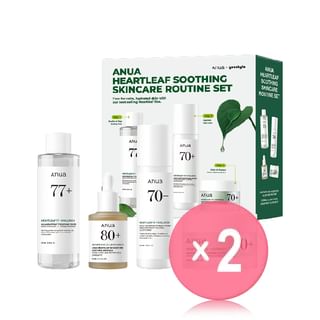 Anua - YesStyle Exclusive Heartleaf Soothing Skincare Routine Set 2pcs Bundle Set