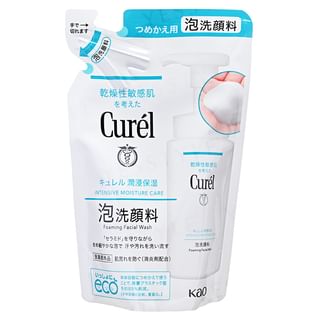 curél foaming facial wash
