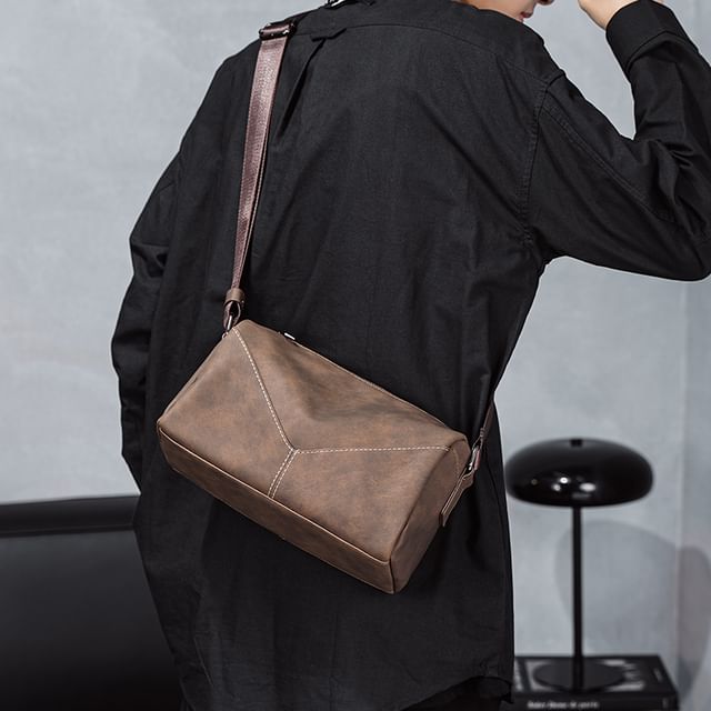 BagBuzz-Faux Leather Crossbody Bag