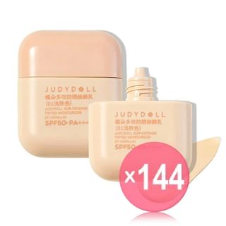 Judydoll - 6 in 1 Sunscreen Makeup Cream Travel Size - 2 Colors (x144) (Bulk Box)