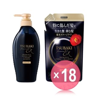 Shiseido - Tsubaki Premium EX Damage Care & Repair Shampoo (x18) (Bulk Box)