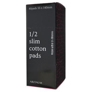 Aritaum - 1/2 Slim Cotton Pads 80pcs