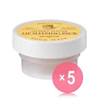 SKINFOOD - Honey Sugar Food Mask Lip Sleeping Pack 5pcs Bundle Set