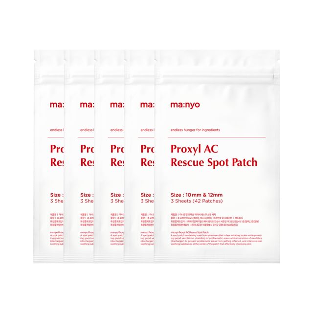 ma-nyo-Proxyl AC Rescue Spot Patch Bundle Set-42 Patches X 5 Sheets