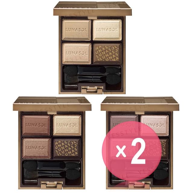 Kanebo-Lunasol Selection De Chocolat Eyes 2pcs Bundle Set