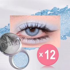 Uhue - Y3K Millennial Monochrome Eyeshadow - 5 Colors (x12) (Bulk Box)