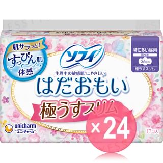 Unicharm - Sofy Hadaomoi Ultra Thin Slim Wing Especially For Daytime Feminine Pads 26cm (x24) (Bulk Box)