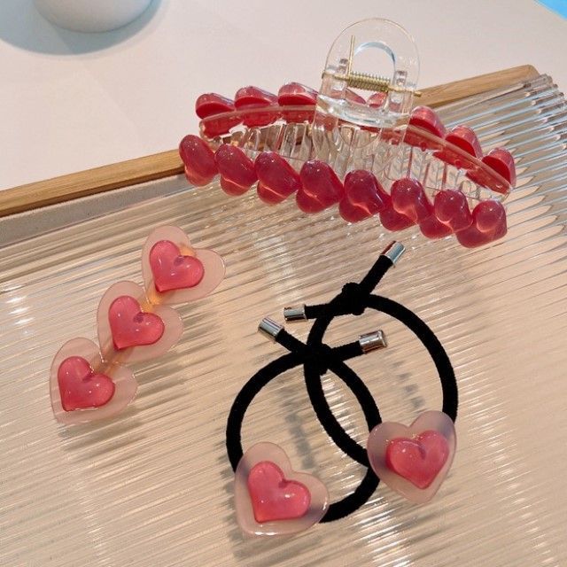 Azalea Heart Hair Claw / Hair Clip / Hair Tie YesStyle
