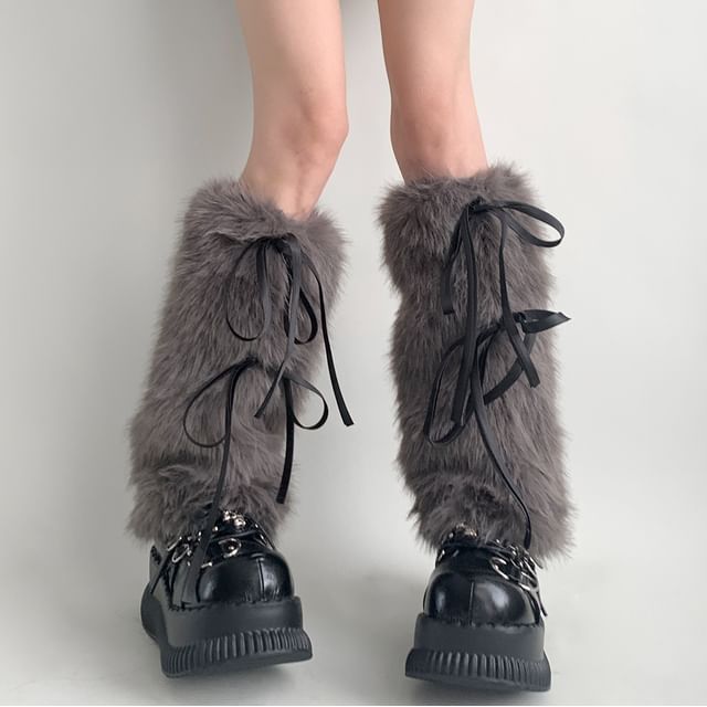 Desperim-Fluffy Leg Warmers