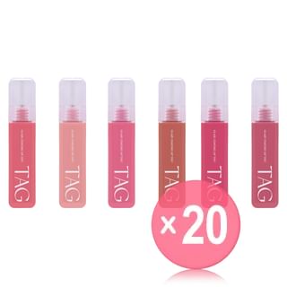 too cool for school - TAG Glaze Coating Lip Tint - 6 Colors (x20) (Bulk Box)