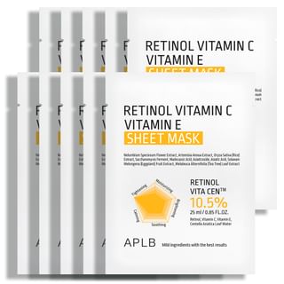 APLB - Retinol Vitamin C Vitamin E Sheet Mask Set