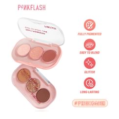 PINKFLASH - 3 Pan Eyeshadow - 11 Colors