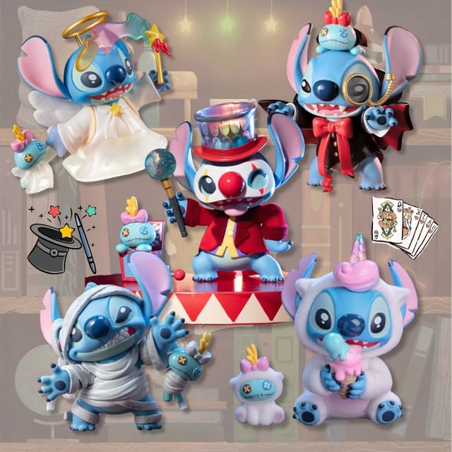 TOPTOY - Disney Lilo & Stitch - Wacky Diary Series Figures (6+1