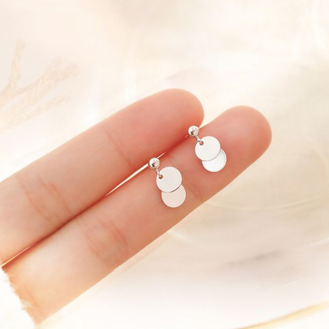 Dashiro-Disc Drop Earring