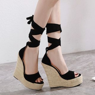 strap up platform sandals