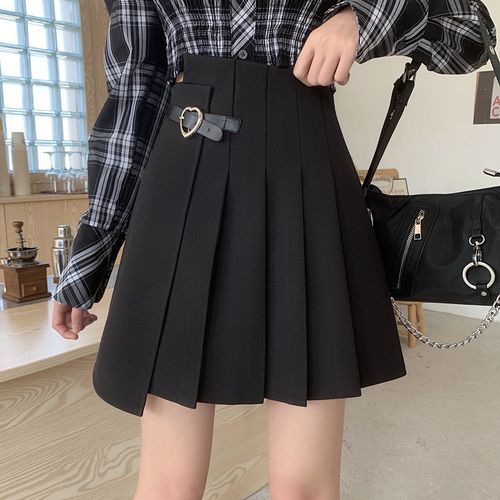 Dandijoy Asymmetric Mini A Line Skirt YesStyle