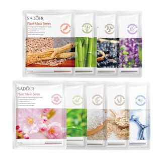 SADOER - Plant Extract Series Moisturizing Mask - 9 Types