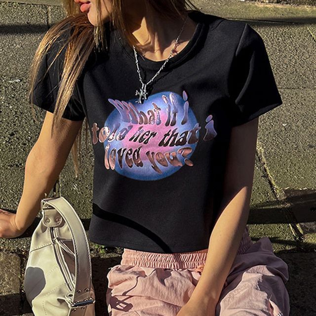 ★andar★ Signature Logo Pigment Crop Short Sleeve Teeny-Weeny-Croissantkini' ~ Crop Cut (Seersucker) – Tombolo