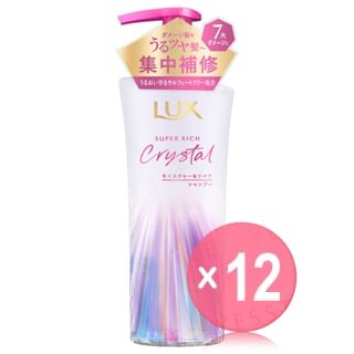 Lux Japan - Super Rich Crystal Moisture & Repair Shampoo (x12) (Bulk Box)