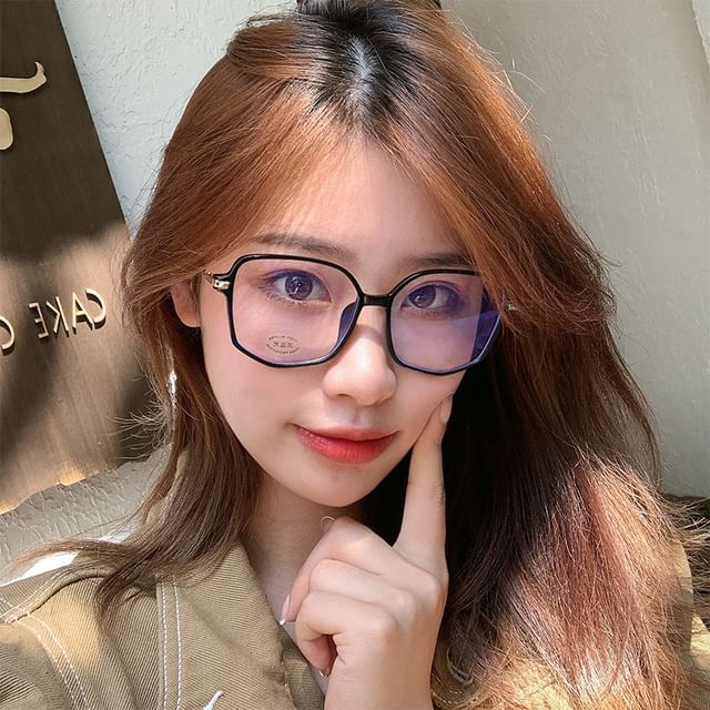Aisyi-Polygon Frame Eyeglasses