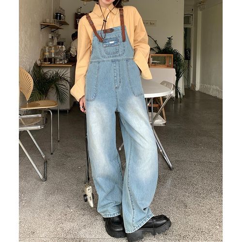 Denim hot sale dungaree pants