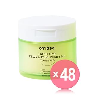 omitted - Fresh Lime Dewy & Pore Purifying Toner Pad (x48) (Bulk Box)