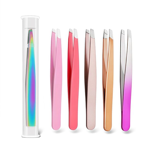 Lashie-Stainless Steel Tweezers PVC Case Set