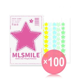 MLSMILE - Smile Star Pimple Patches - 3 Colors (x100) (Bulk Box)