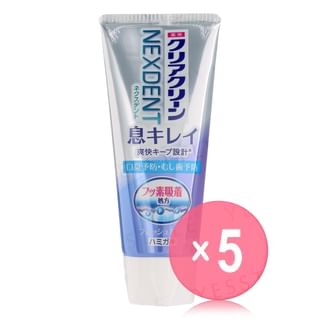 Kao - Clear Clean Nexdent Toothpaste Fresh Mint 5pcs Bundle Set