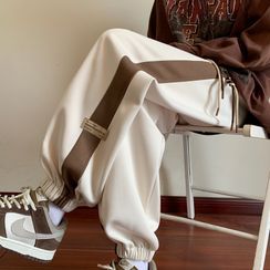 LINSI - Rainbow Strap Sweatpants, YesStyle