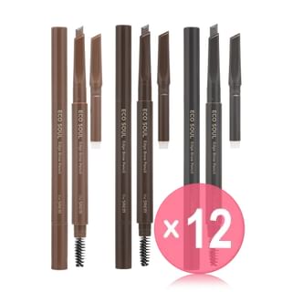 Eco Soul Edge Brow Pencil 03 Gray Brown