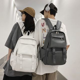 Marah faux 2025 leather backpack