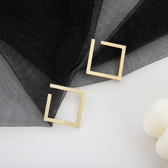 Jael-Alloy Square Earring