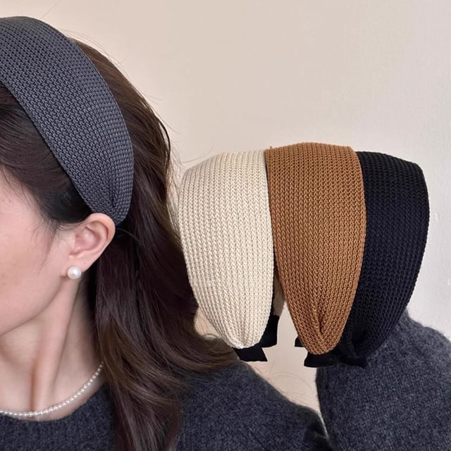 enthice-Plain Knit Headband